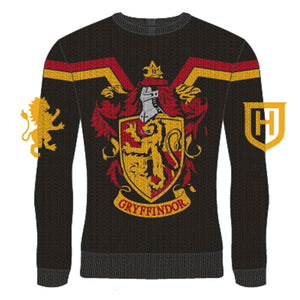 Harry Potter Christmas Sweater - Gryffindor Crest