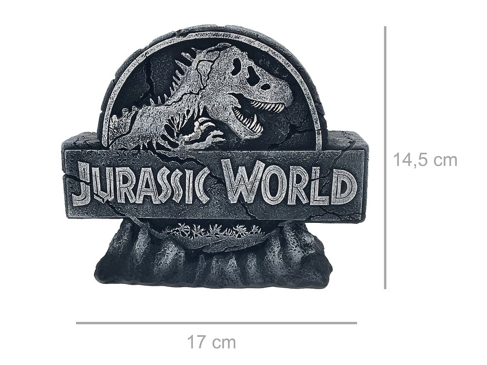 Hucha de cerdito de Jurassic World - Logotipo