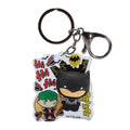 Porta-chaves 3D do Batman e do Joker - PRÉ-VENDA*
