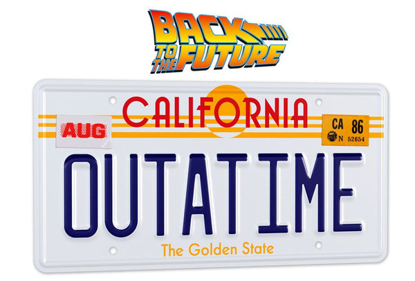 Matrícula de Regreso al futuro - Outatime