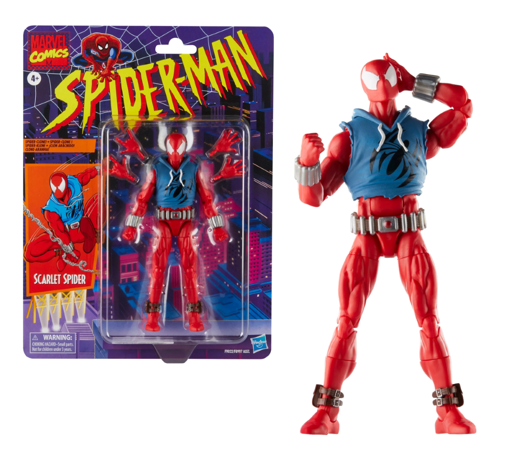 marvel legends series scarlet spider hasbro