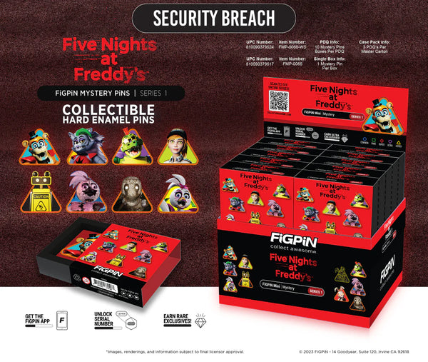 Mysterieuze mini-speldjes van Five Nights at Freddy's