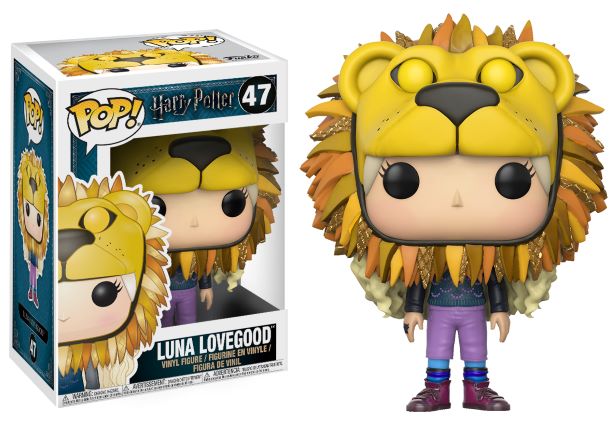 Luna Lovegood con cabeza de león 