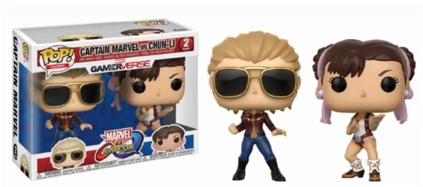 Pop! Captain Marvel Vs Chun-Li