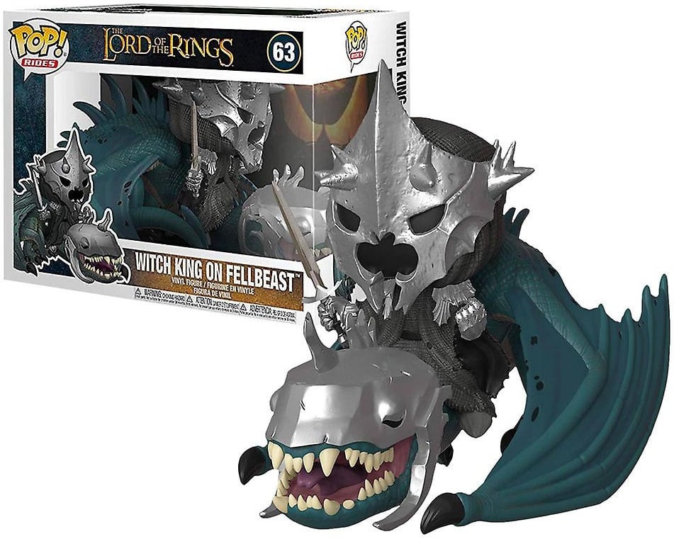 Pop! Le Roi-Sorcier d'Angmar sur Fell Beast