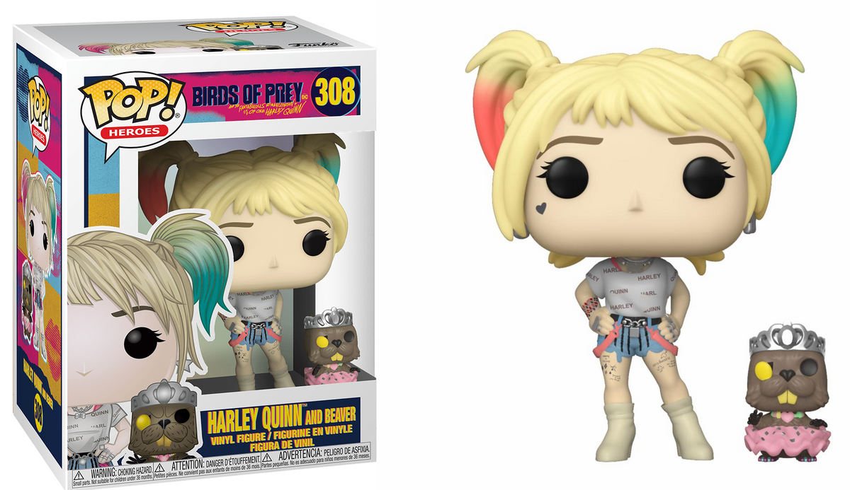 Pop! Harley Quinn met Beaver