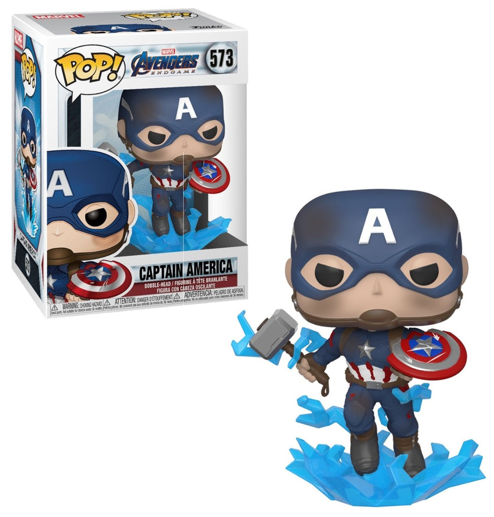Pop! Captain America & Mjolnir