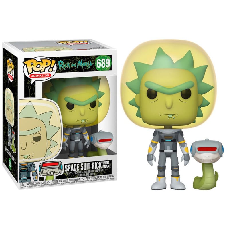 Pop! Space Suit Rick avec Serpent