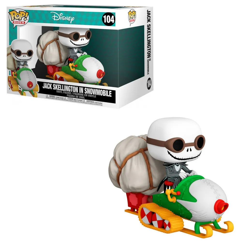 Pop! Rides Super Deluxe Jack Skellington en Motoneige