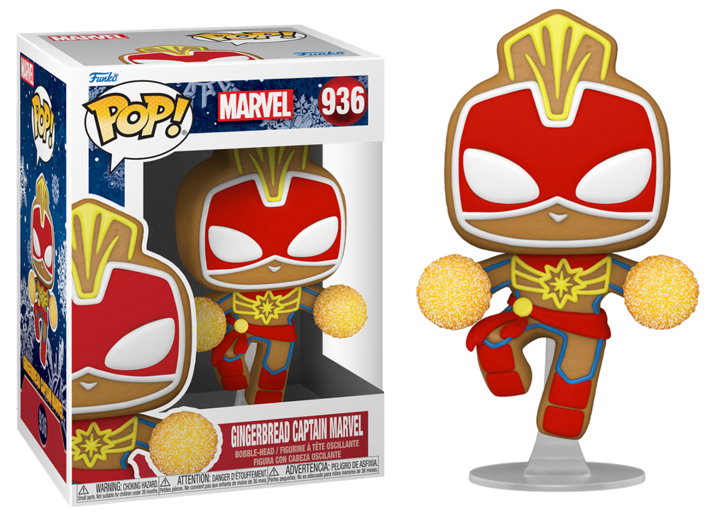 Pop! Gingerbread Captain Marvel