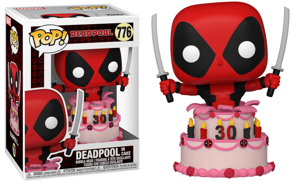 Pop! Deadpool en pastel de cumpleaños