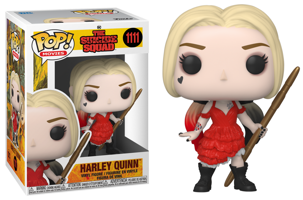 Pop! Harley Quinn en Robe Rouge