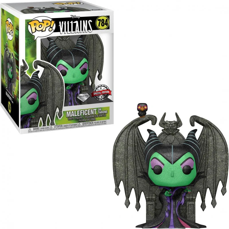 Pop! Deluxe Maléfique sur Trône (Diamond)