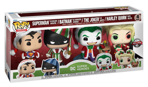 Pop! Super Heroes DC Holiday 4 PACK (SE)