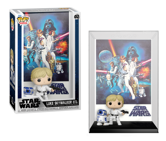 Pop! Movie Poster Luke Skywalker with R2-D2