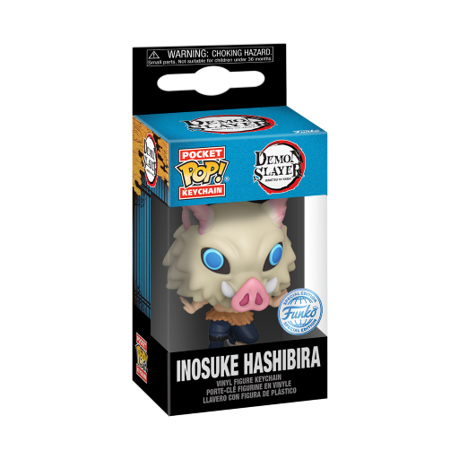 ¡Estallido! Llavero de Inosuke Hashibira