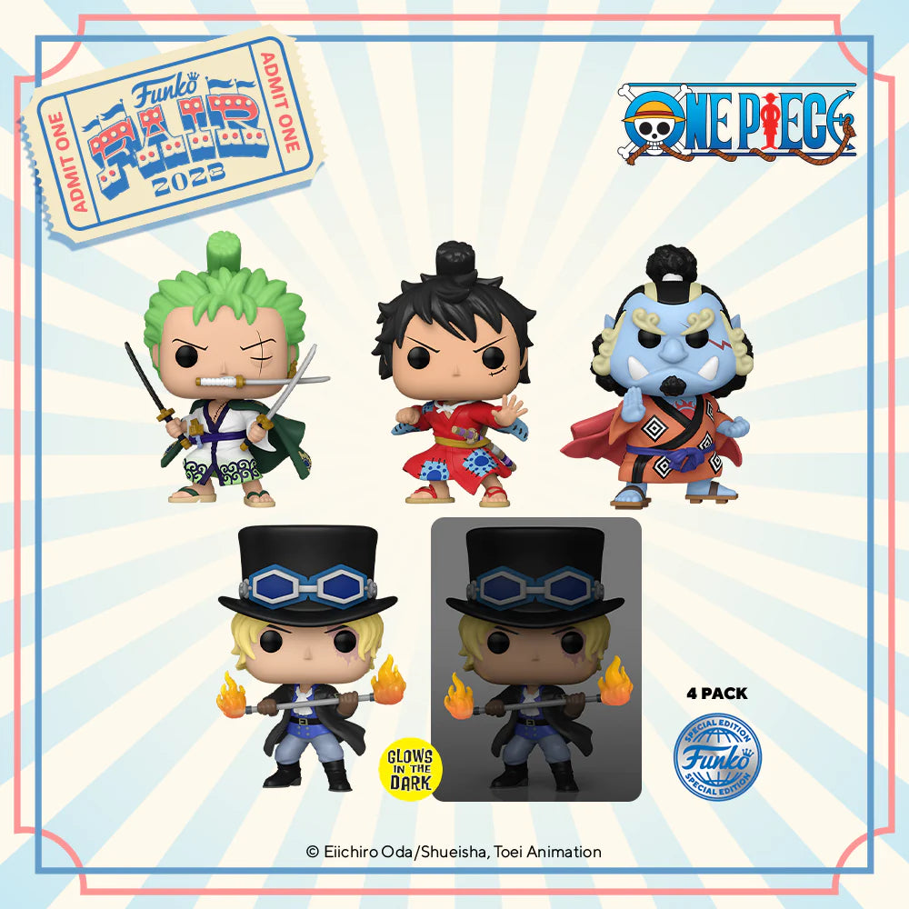 Pop! One Piece - Pack de 4