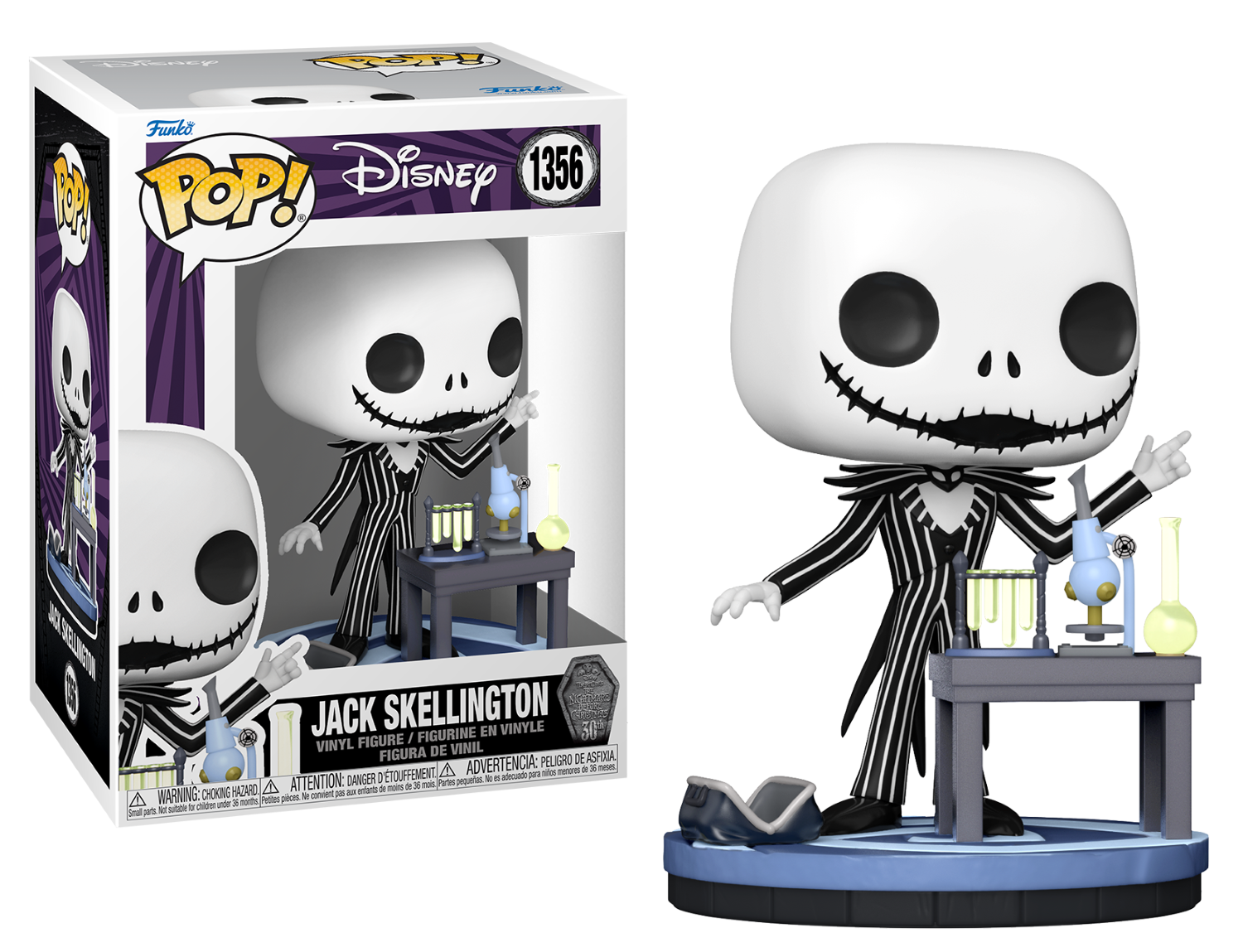 pop jack skellington in laboratory 1356