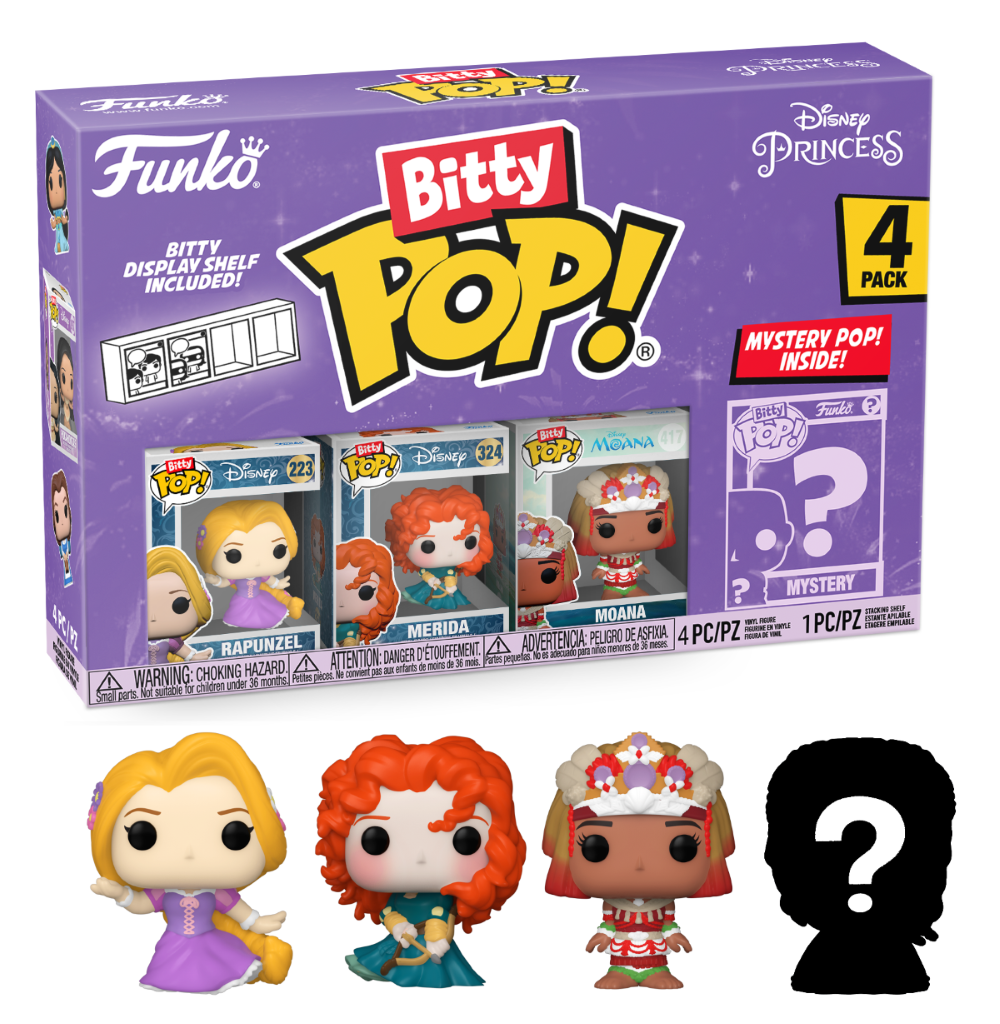 bitty pop disney princess 4 pack series 4