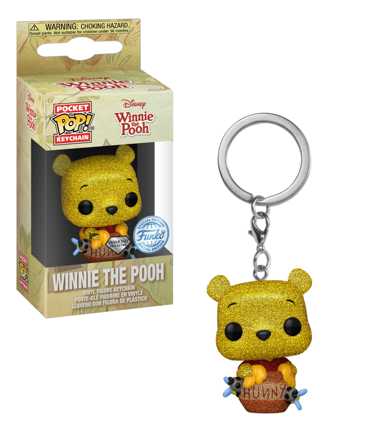 DISNEY Pocket Pop Keychains Winnie L'Ourson (DGLT)