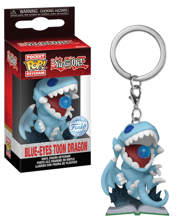 Pop! Keychain Dragon Toon aux Yeux Bleus (SE)