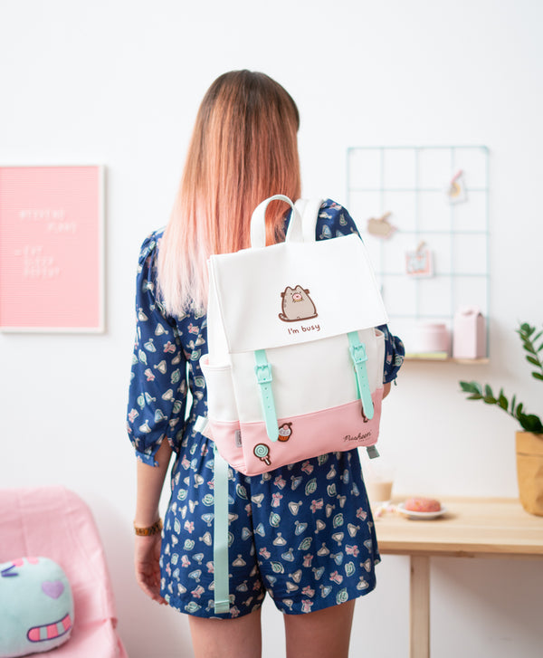 Mochila Pusheen - Coleção Rosa