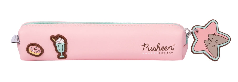 Estuche cuadrado Pusheen - Colección Rosa