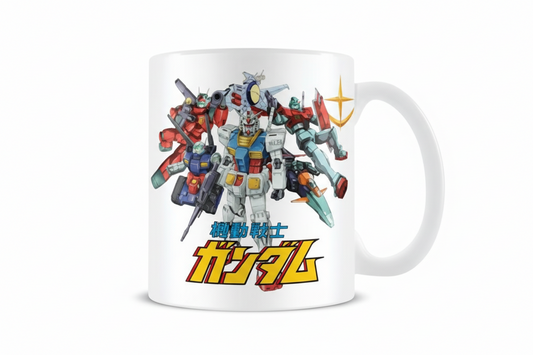 Taza de Gundam - Mech Mash Up