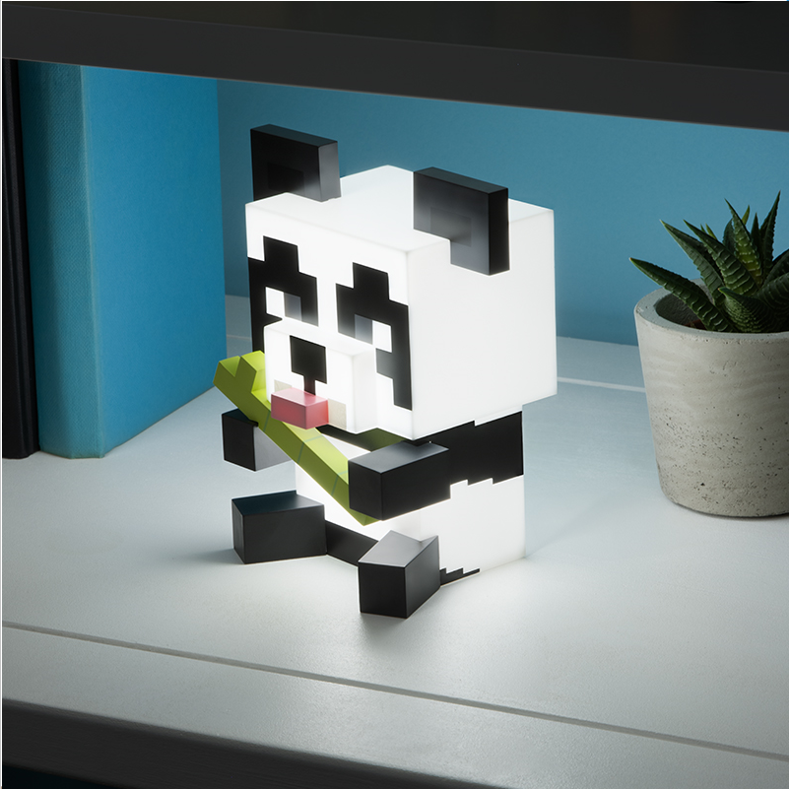 Lámpara de Minecraft - Panda