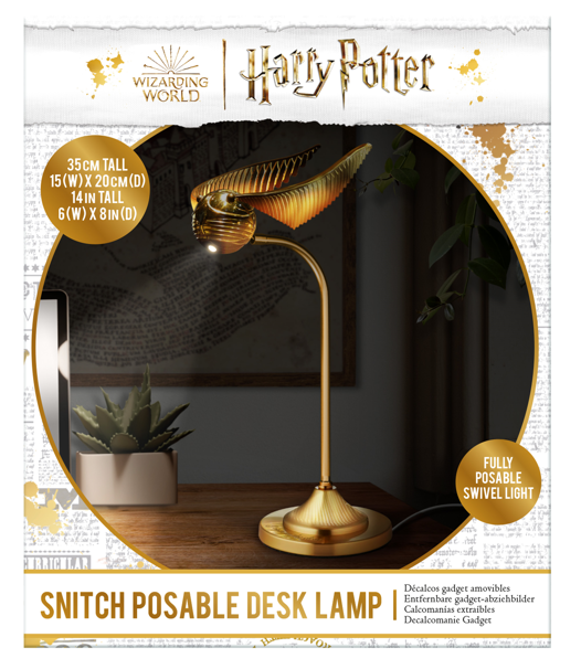 Lámpara de escritorio de Harry Potter - Snitch Dorada - PRE-ORDEN*