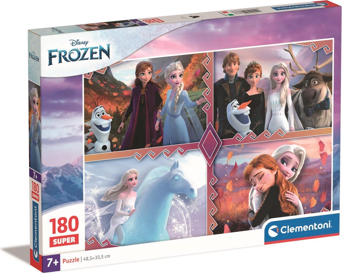 DISNEY La Reine des Neiges Puzzle Super Color 180P