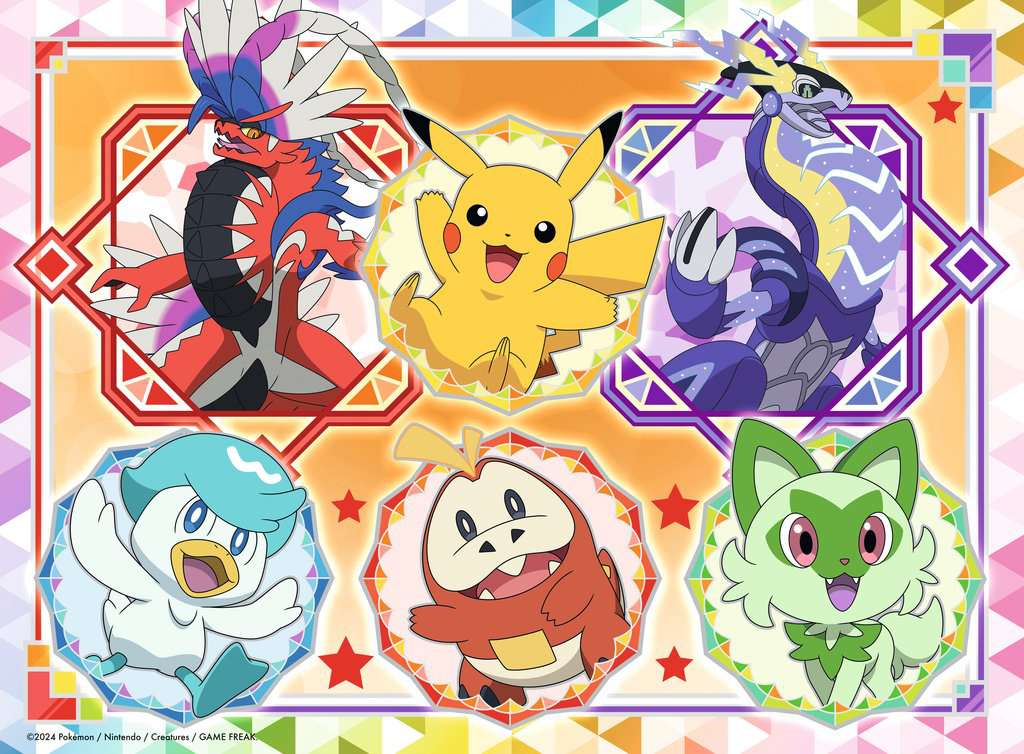 Pokemon Puzzle - Scarlet and Purple