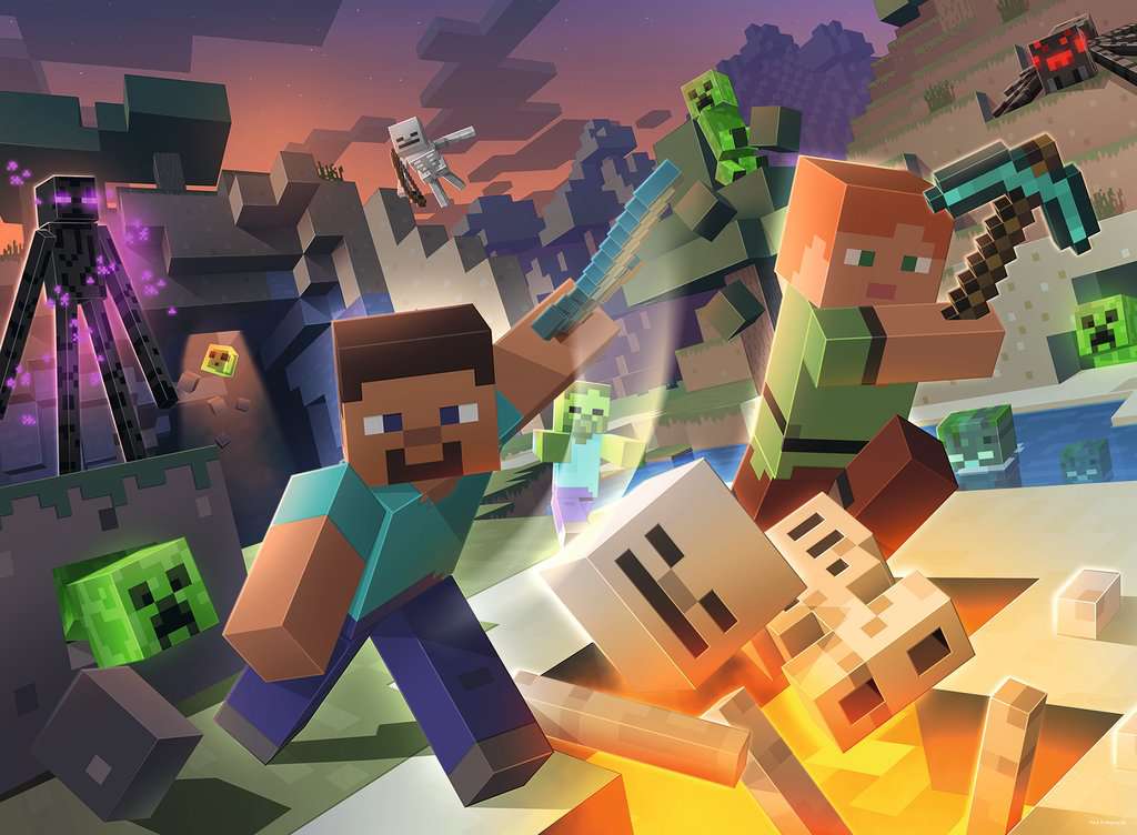 Minecraft Puzzle - Minecraft Monsters 
