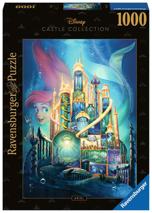 Rompecabezas de la colección de castillos de Disney: Ariel