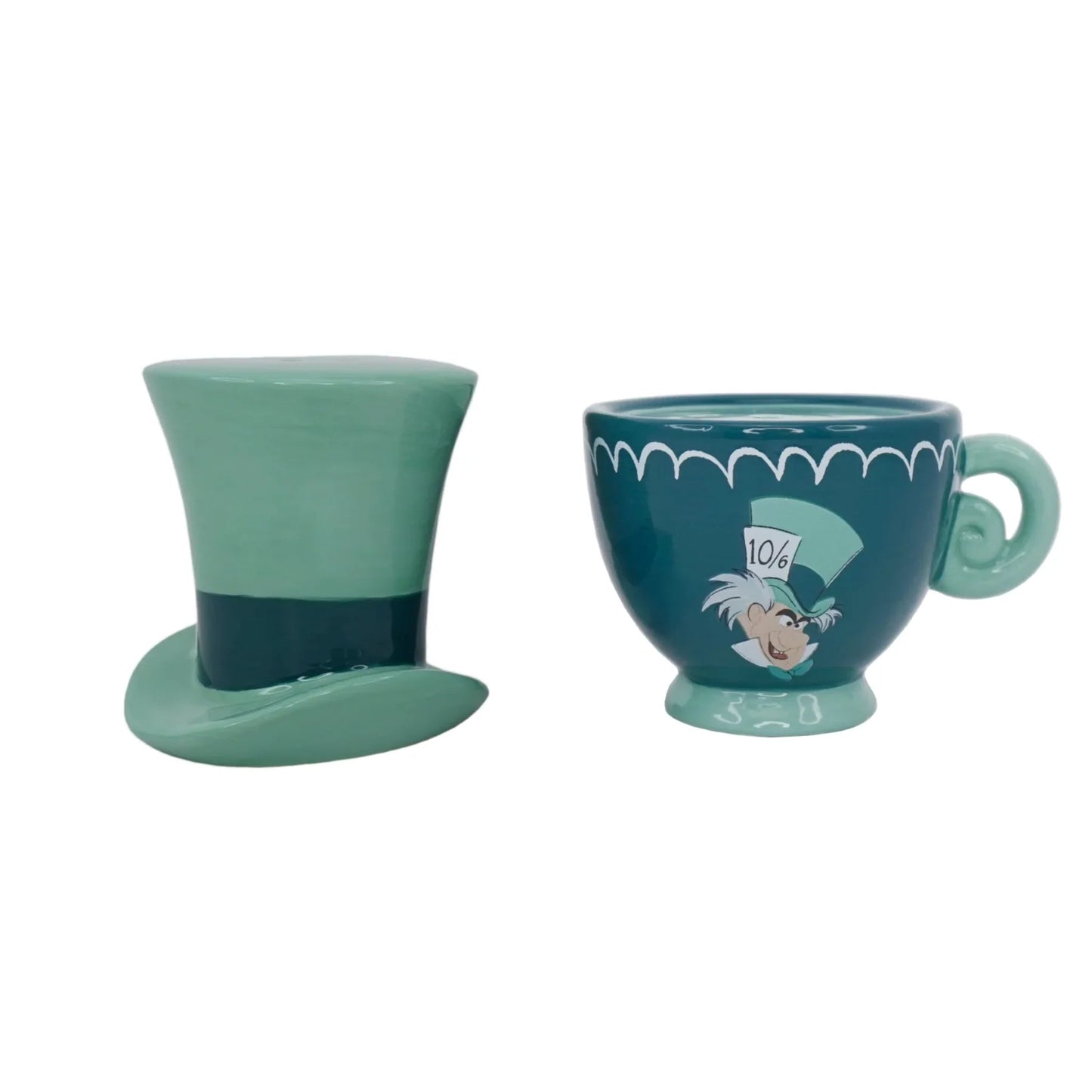 Alice in Wonderland Salt &amp; Pepper - Mad Hatter