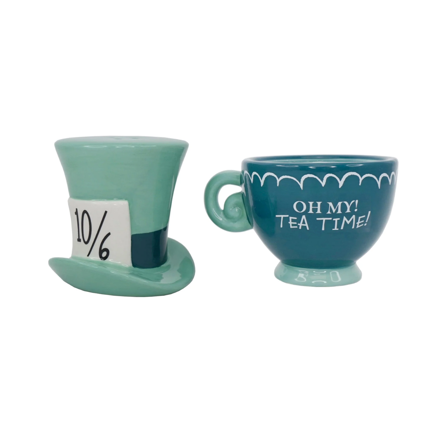 Alice in Wonderland Salt &amp; Pepper - Mad Hatter
