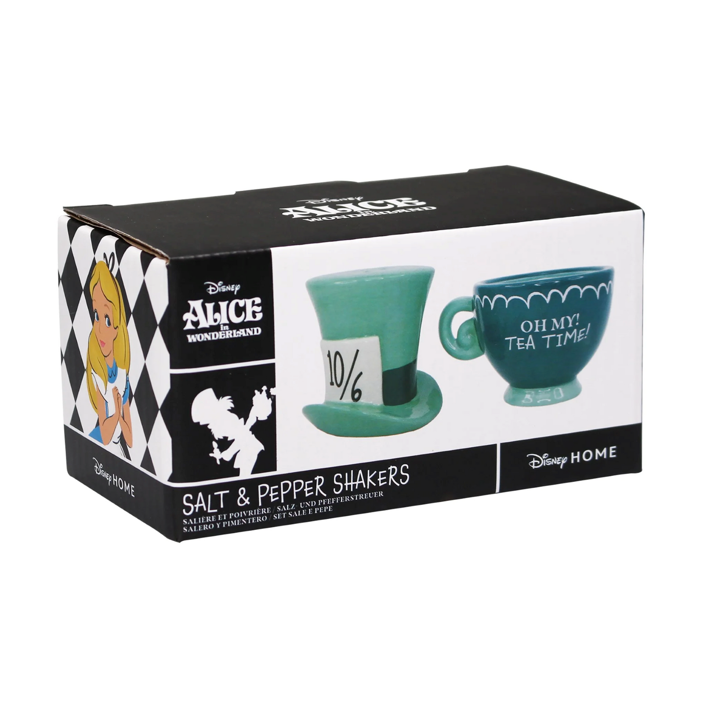 Alice in Wonderland Salt &amp; Pepper - Mad Hatter