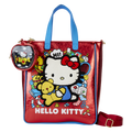 HELLO KITTY - 50° anniversario - Borsa tote metallizzata con portamonete Loungefly