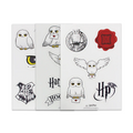Lot de 3 planches de stickers Harry Potter - Hedwige
