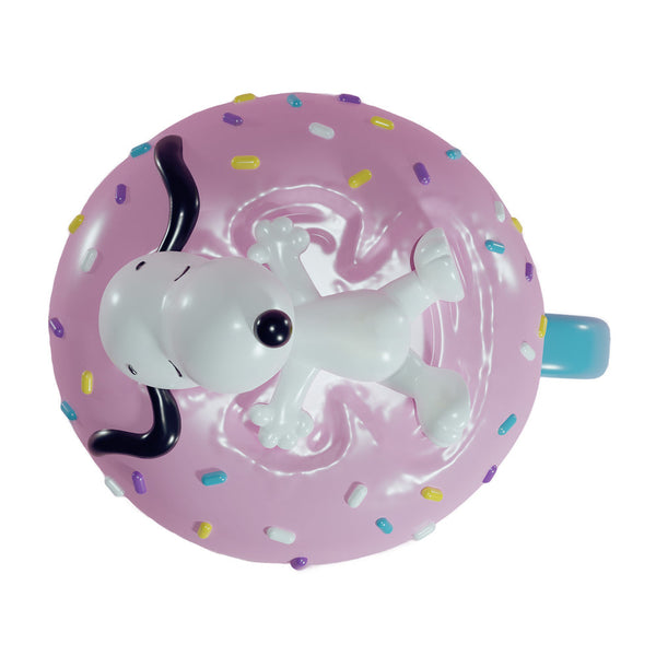 Taza 3D de Snoopy: comer, dormir y repetir