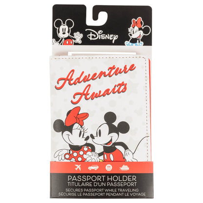 Funda para pasaporte de Minnie y Mickey