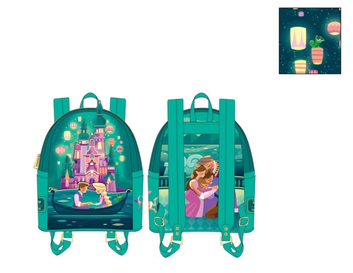Mochila pequeña Castillo de Rapunzel
