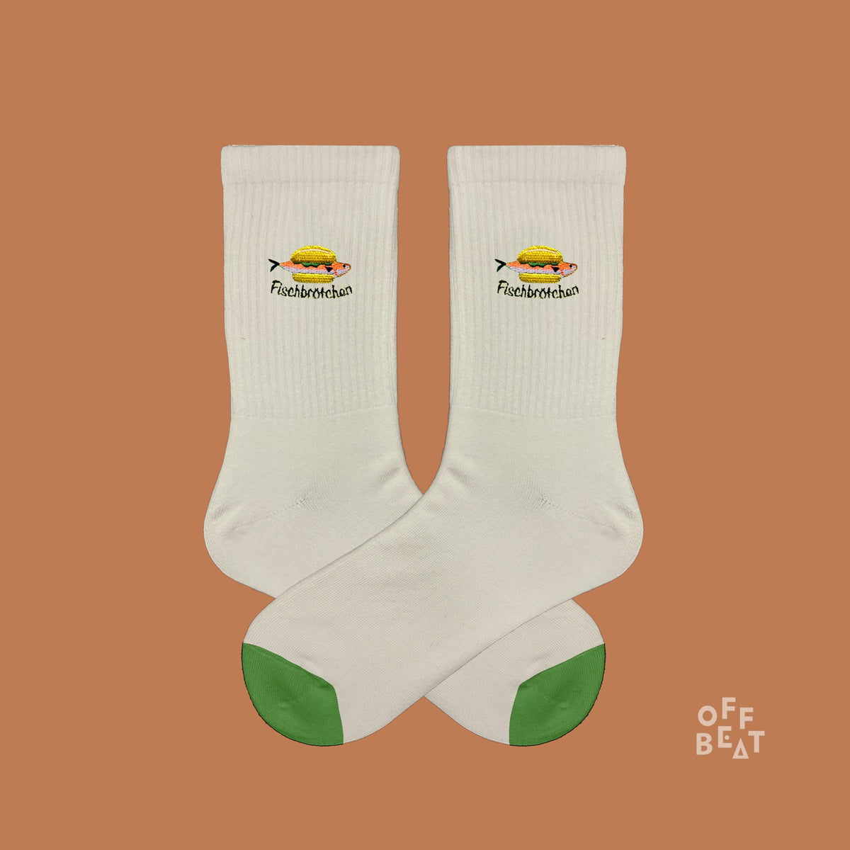 Chaussettes Brodées Fischbrötchen