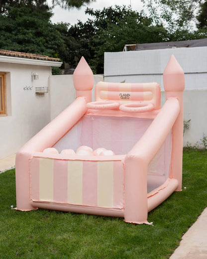 Canasta hinchable grande infantil - CREAM