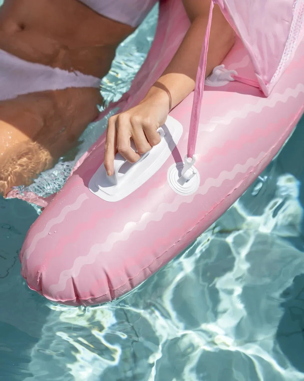 Flotador asiento con rejilla y parasol – TANGO