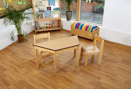 Tuf Class™ Trapezoidal Table Beech - Size Mark 2