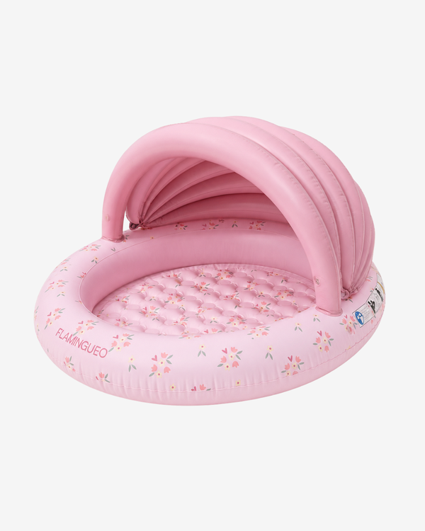 庭用日よけ付きミニ子供用プール – PETUNIA