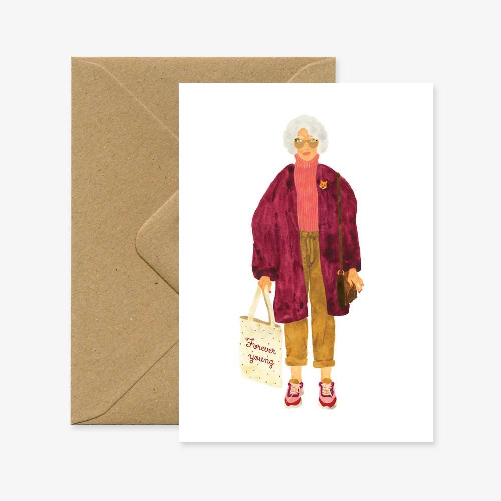 Forever young - Carte de voeux