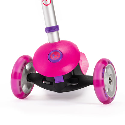 Trunki Trottinette pliante à 3 roues - Large 4-7 ans (Rose)