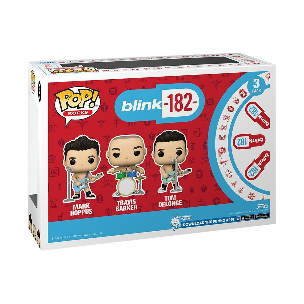 Pack de 3 bonecos Pop! dos Blink-182